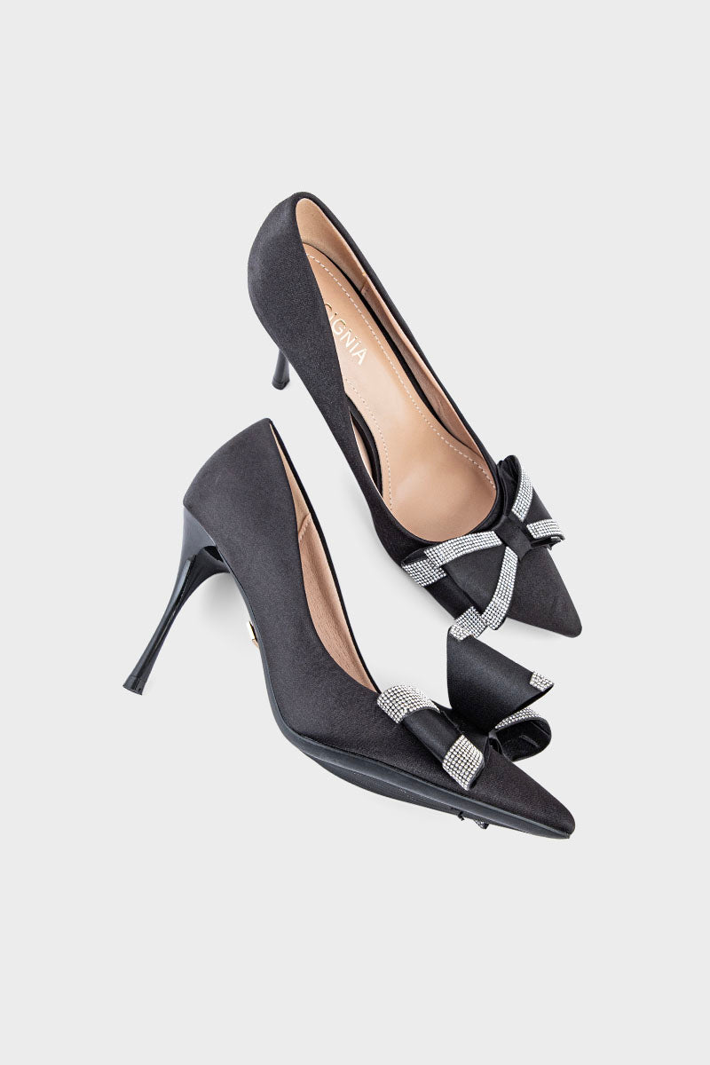 Party Wear Court Shoes IP5007-Black