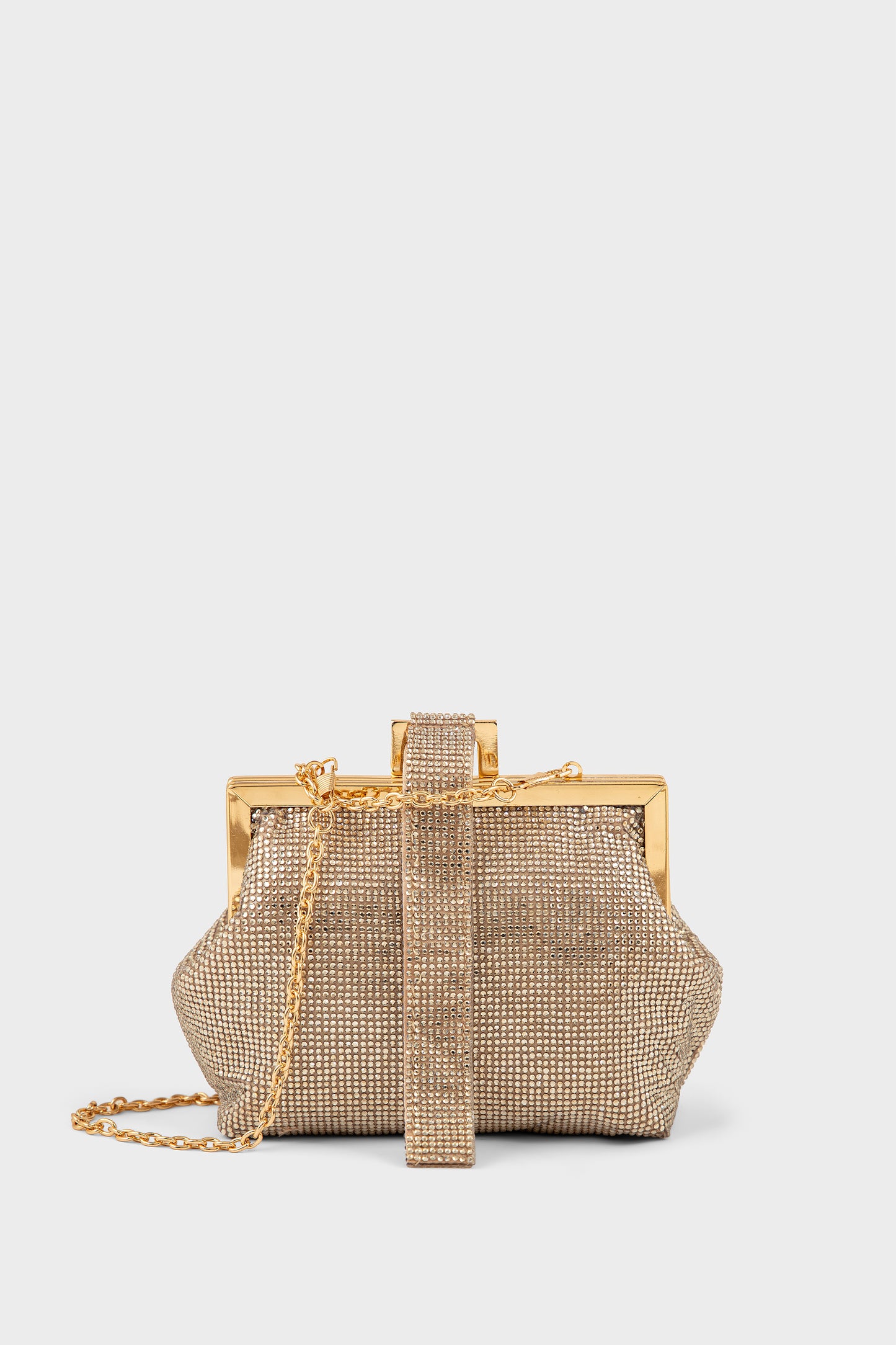 Party Wear Clutch BK4167-Golden