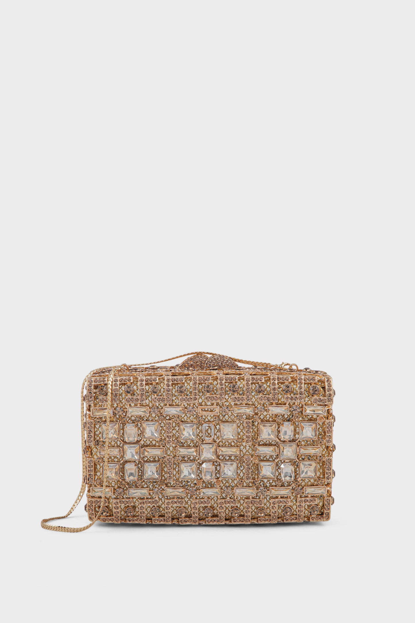 Party Wear Clutch BK4124-Gold