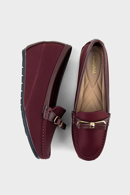 Comfort Moccasin IK7043-Maroon