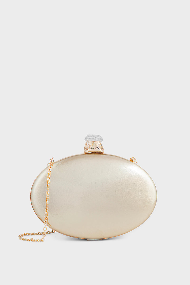 Party Wear Clutch BK4105-Gold