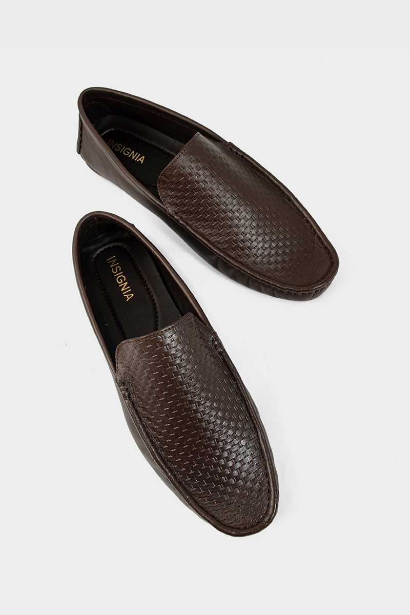 Men Casual Driving Mocs MC4033-Coffee