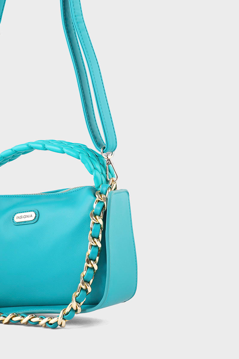 Cross Shoulder Bags BS2049-Teal Green