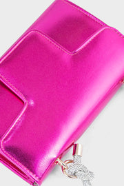 Top Handle Hand Bags BH0036-Fuchsia