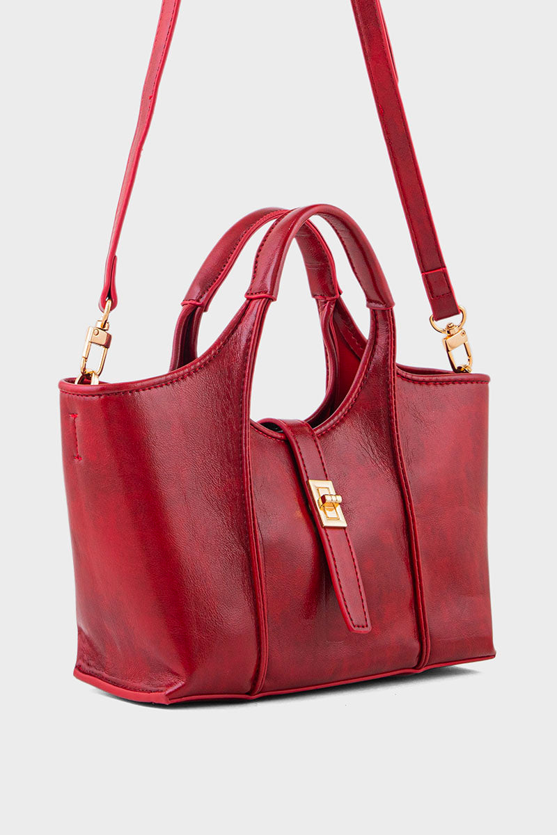 Satchel Shoulder Bags BH0163-Burgundy