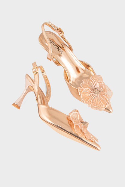 Party Wear Sling Back IP4017-Copper