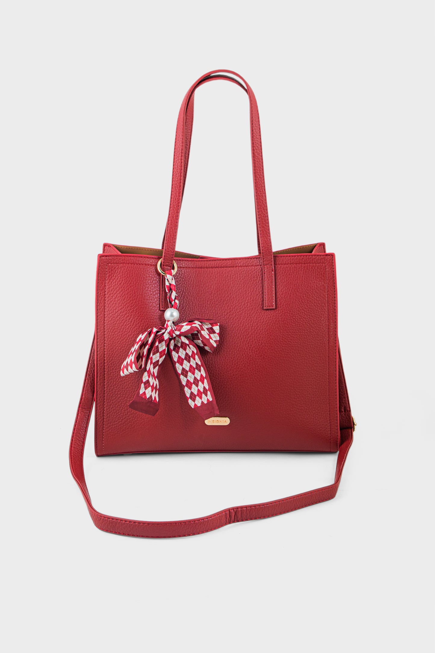 Tote Hand Bags BS2320-Burgundy