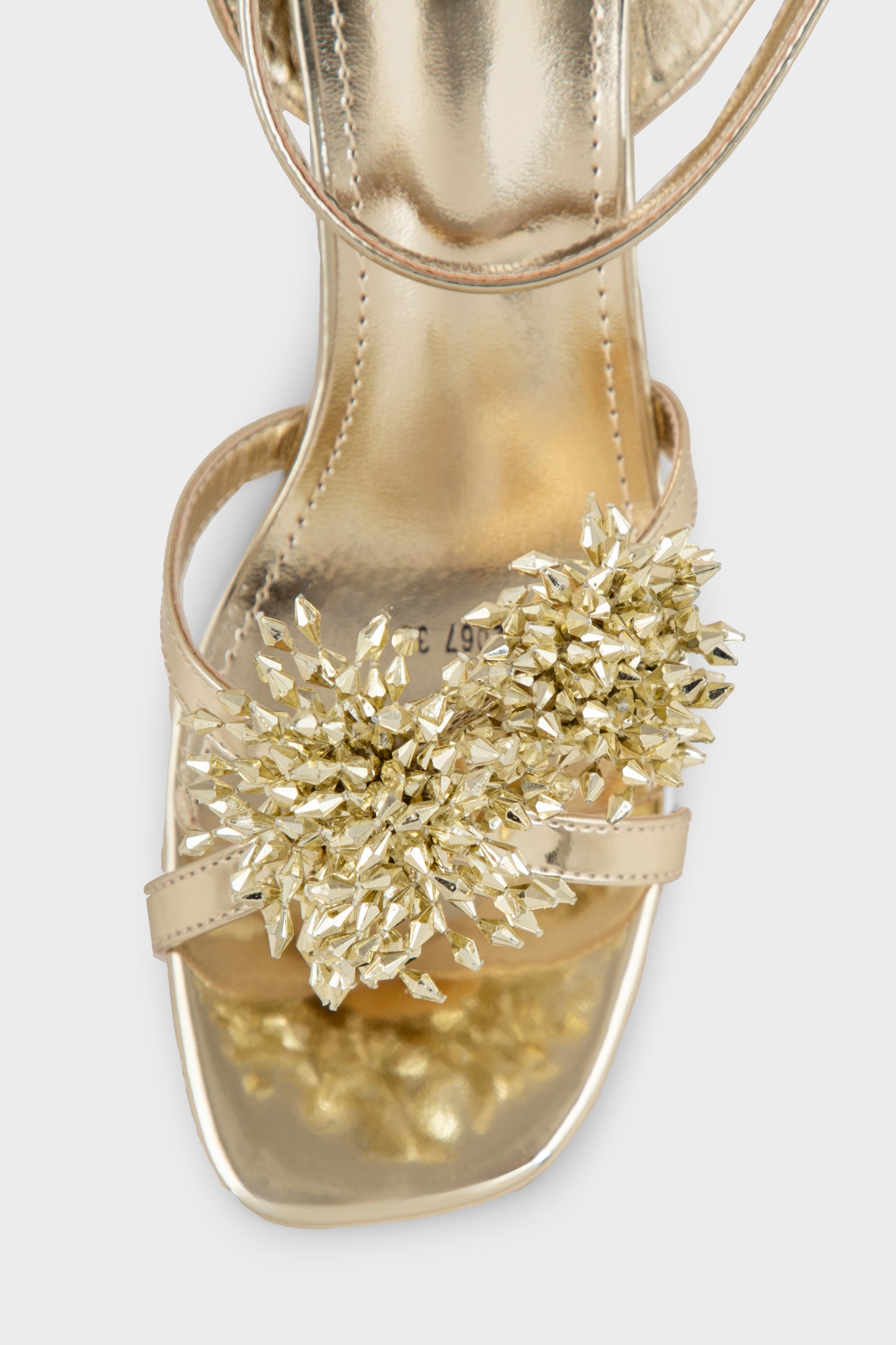 Party Wear Sandal IP2067-Gold