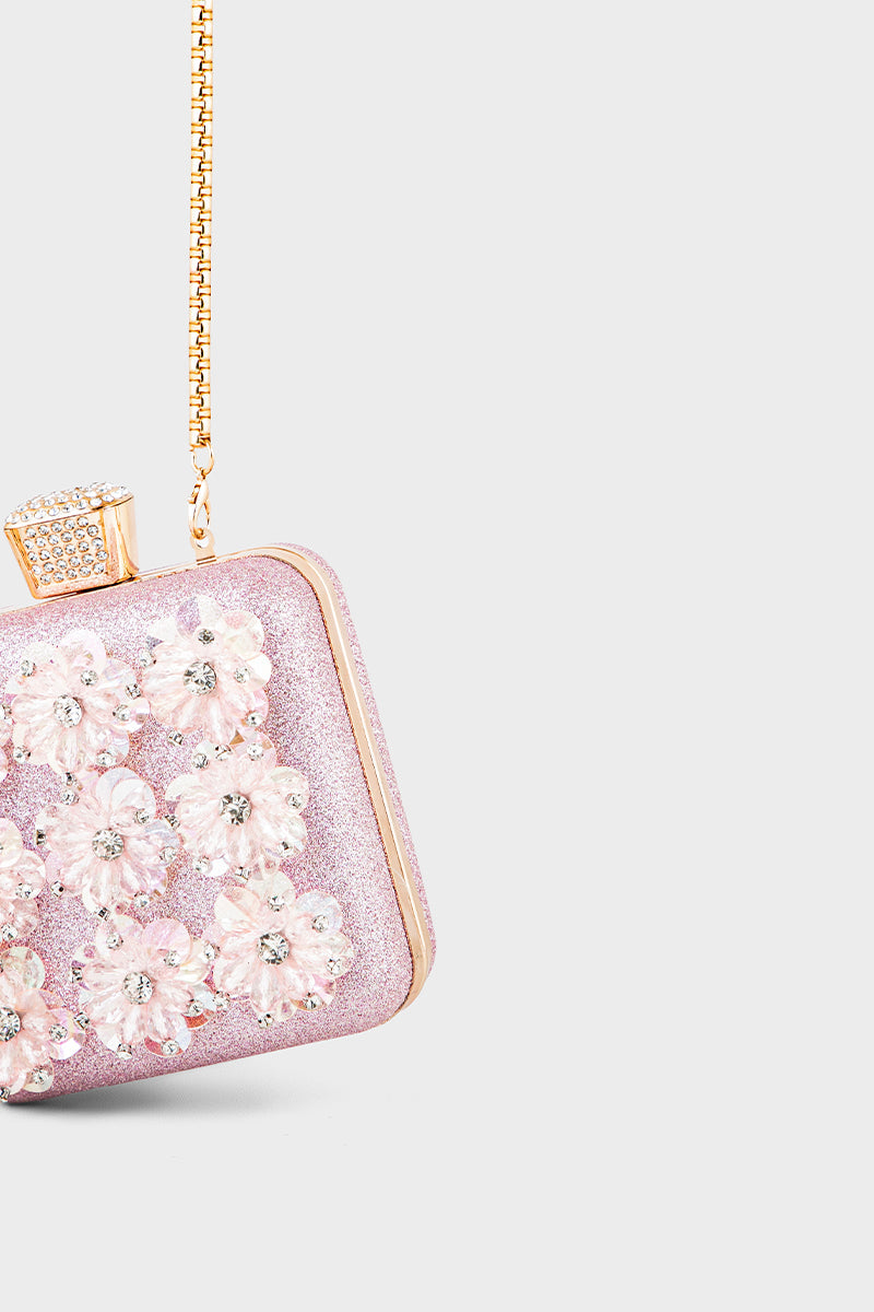 Party Wear Clutch BK4067-Pink