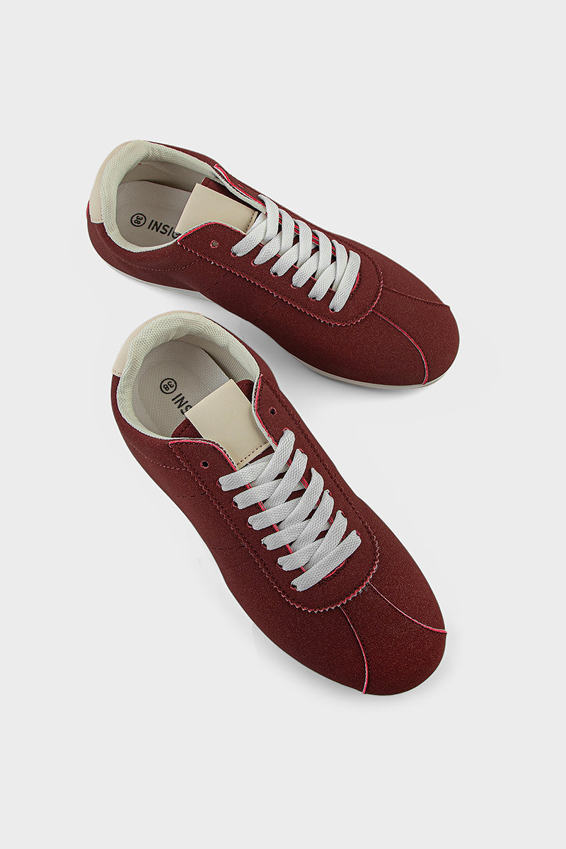 Casual Sneakers IC7536-Maroon