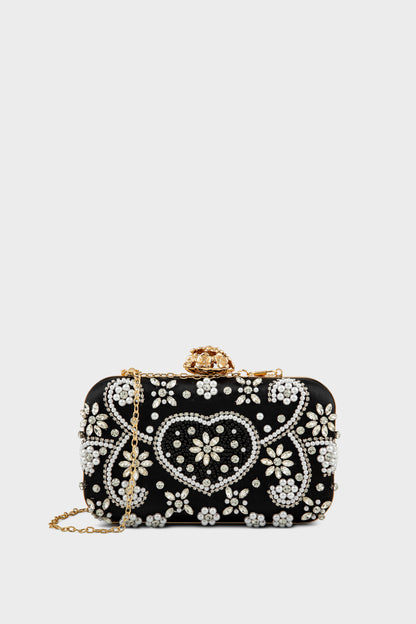 Party Wear Clutch BK4150-Black