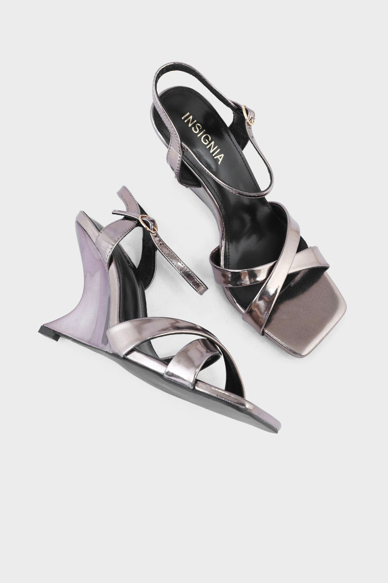 Party Wear Sandal IP2017-Pewter