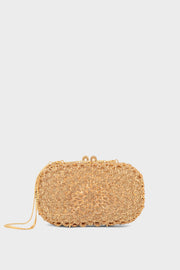 Party Wear Clutch BK4139-Golden