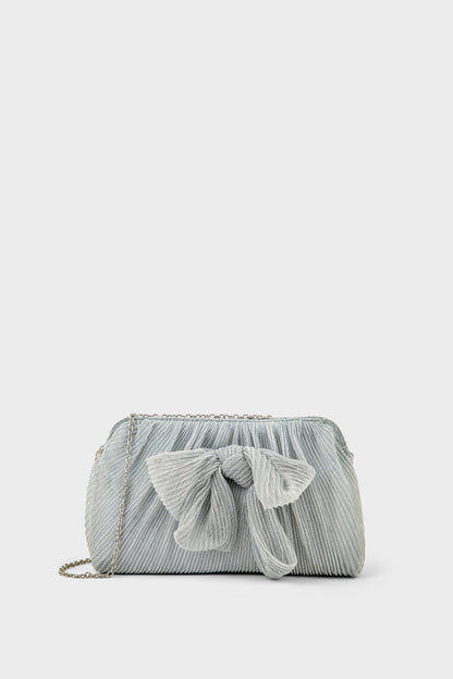Party Wear Clutch BK4131-Silver