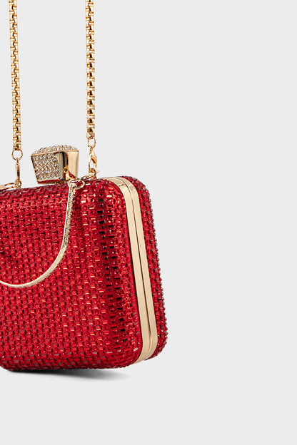 Party Wear Clutch BK4072-Red