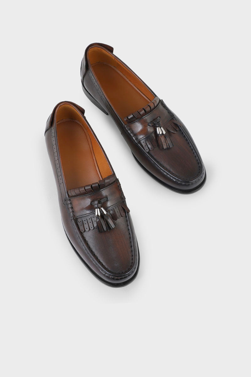 Men Formal Loafers M38105-Brown