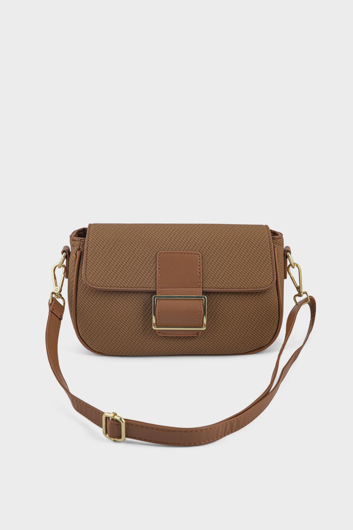 Cross Shoulder Bags BS2295-Brown