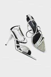 Party Wear Sandal IP2034-Silver