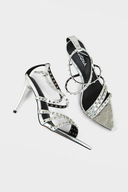 Party Wear Sandal IP2034-Silver