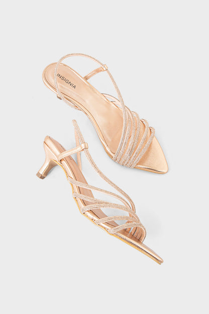 Party Wear Sandal IP2044-Golden