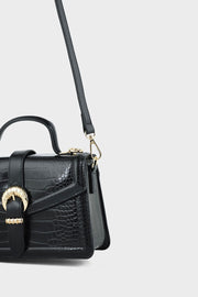 Flap Shoulder Bags BH0058-Black