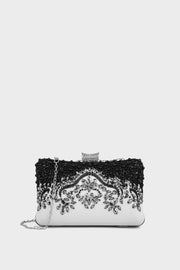 Party Wear Clutch BK4147-White