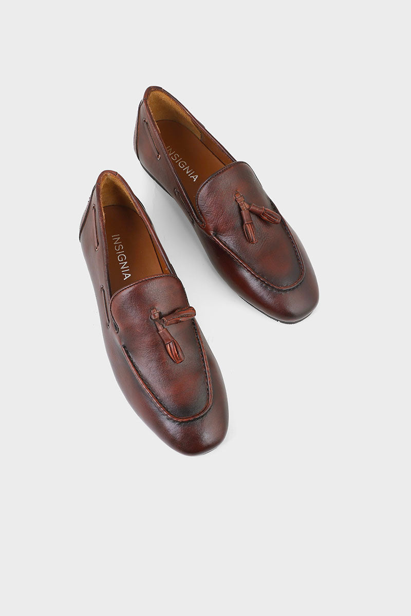 Men Formal Loafers M22087-Brown