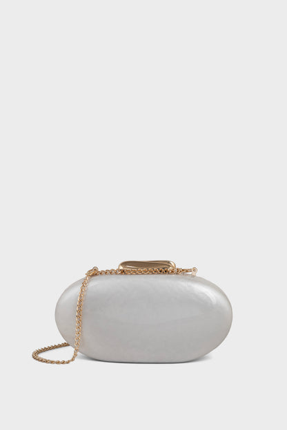 Party Wear Clutch BK4144-White