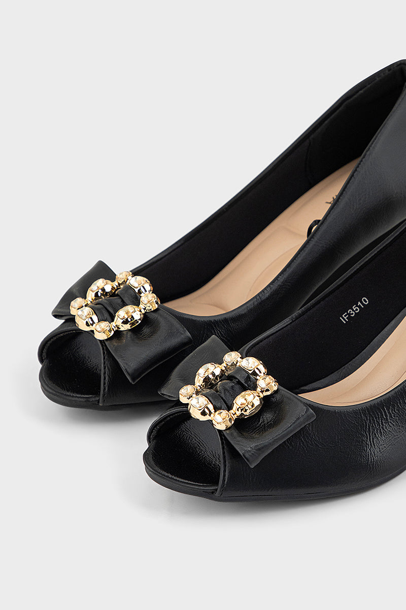 Formal Peep Toes IF3510-Black