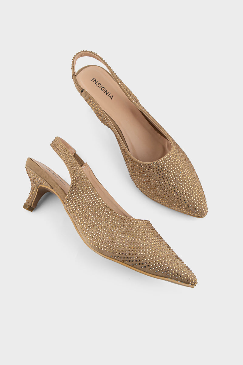 Party Wear Sling Back IP4030-Beige