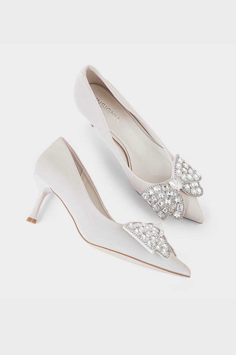 Party Wear Court Shoes IP5012-White