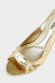 Party Wear Sling Back IP4043-Gold