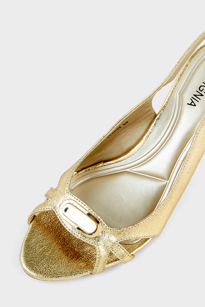 Party Wear Sling Back IP4043-Gold