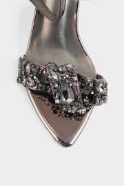 Party Wear Sandal IP2074-Pewter