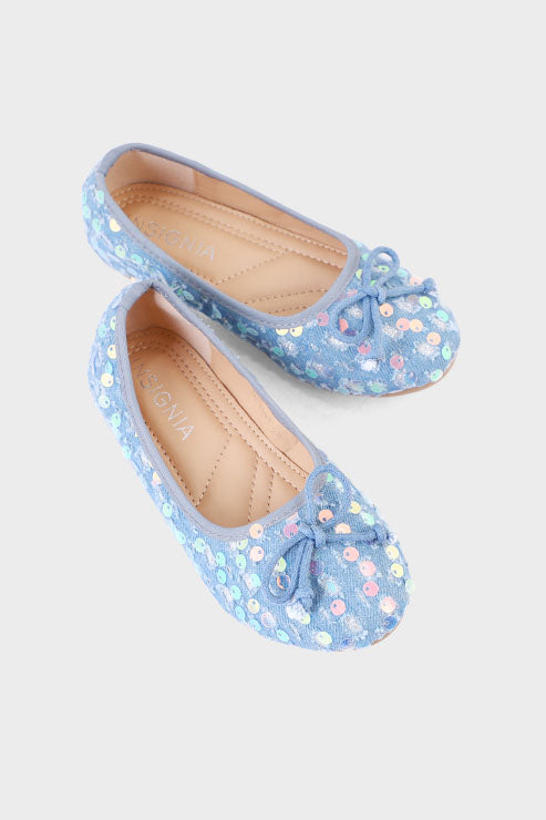 Girls Formal Pumps GF6001-Blue