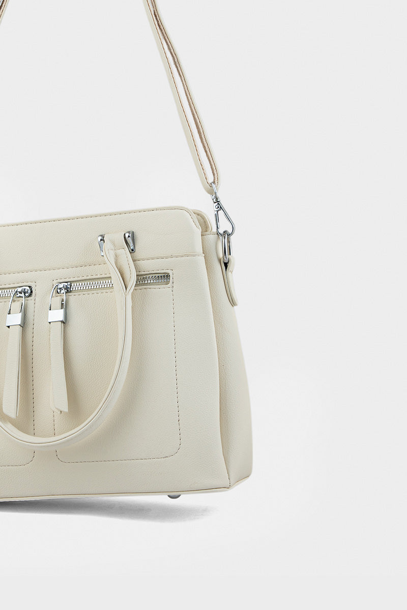 Top Handle Hand Bags BH0106-Ivory