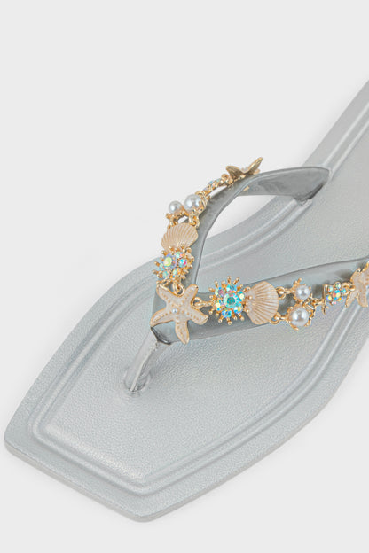 Casual Flip Flop IL3044-Silver
