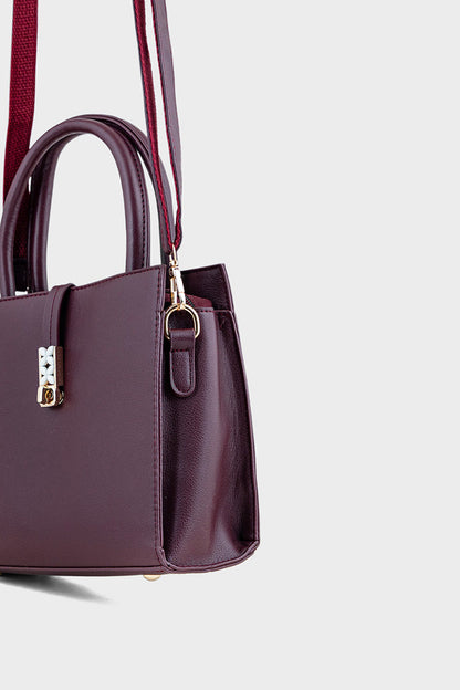 Top Handle Hand Bags BH0091-Maroon