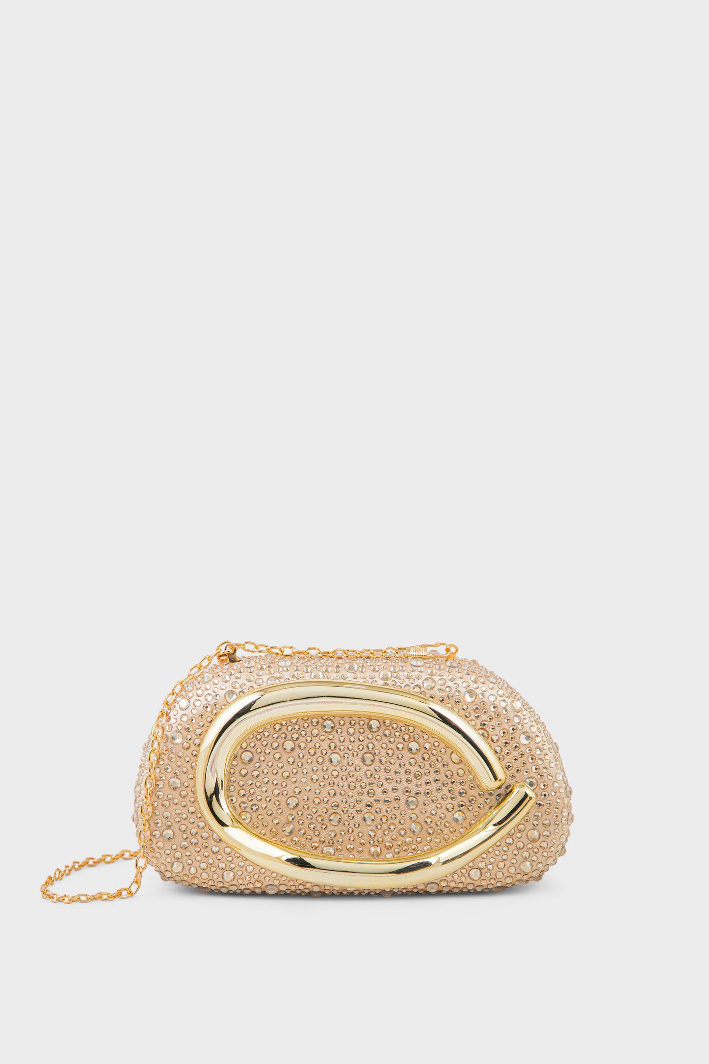 Party Wear Clutch BK4157-Gold