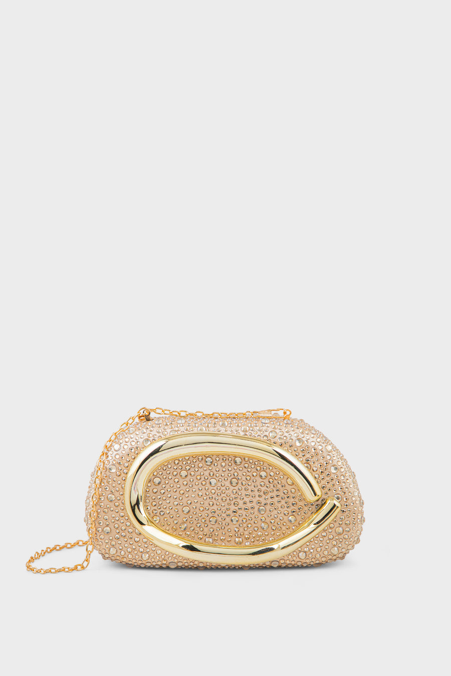 Party Wear Clutch BK4157-Gold