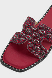 Formal Slip On IF0235-Maroon