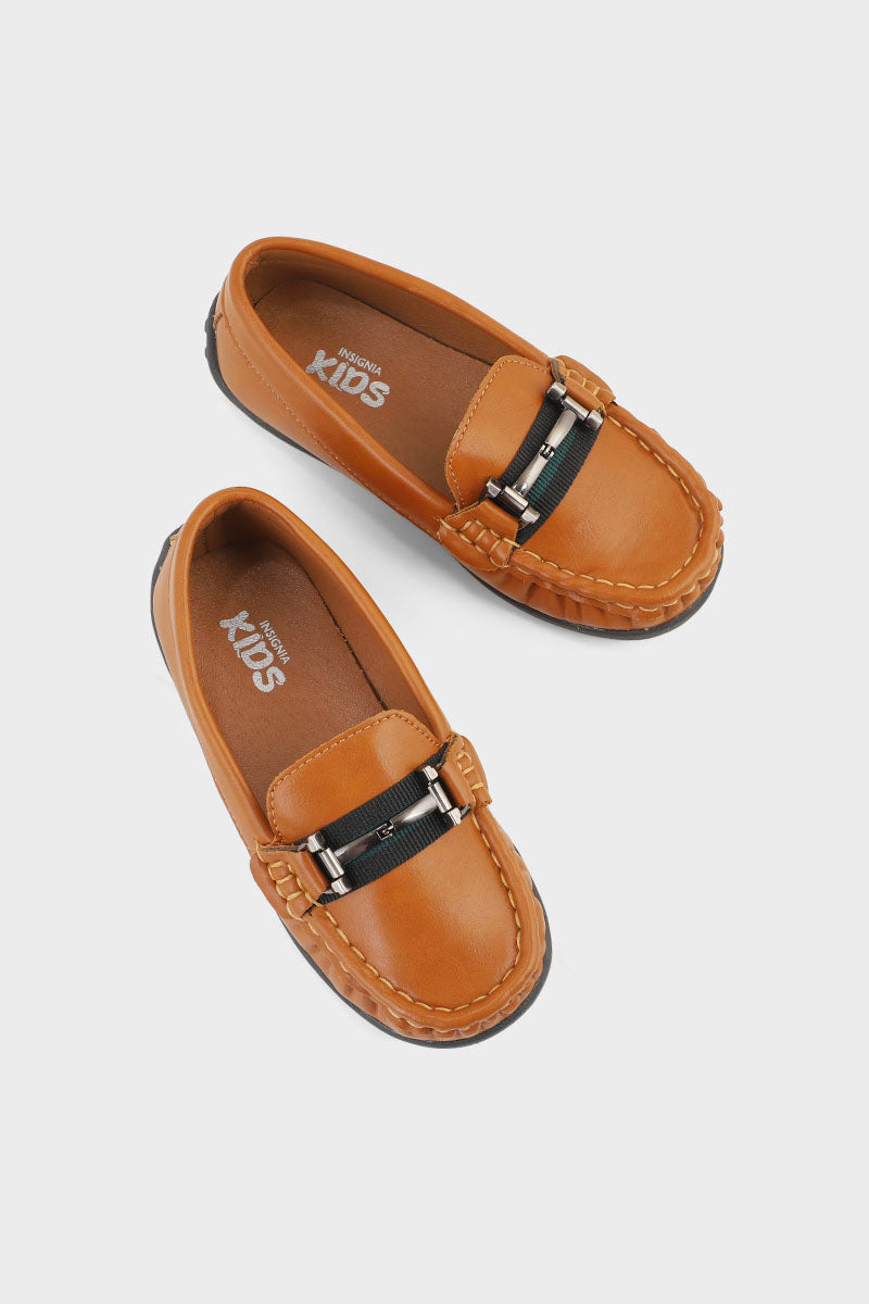 Boys Formal Loafer Q10011-Brown