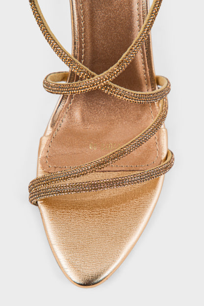 Party Wear Sandal IP2072-Champagne