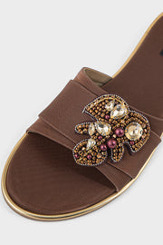 Formal Slip On IF0271-Brown