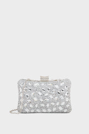 Party Wear Clutch BK4132-Silver