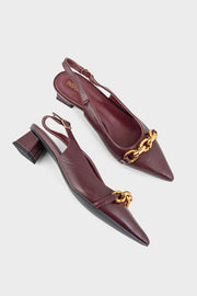 Formal Sling Back IF4040-Maroon