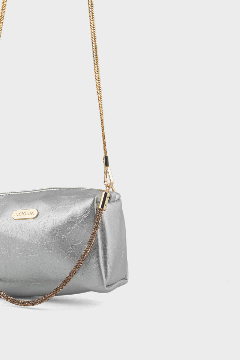 Cross Shoulder Bags BS2151-Silver