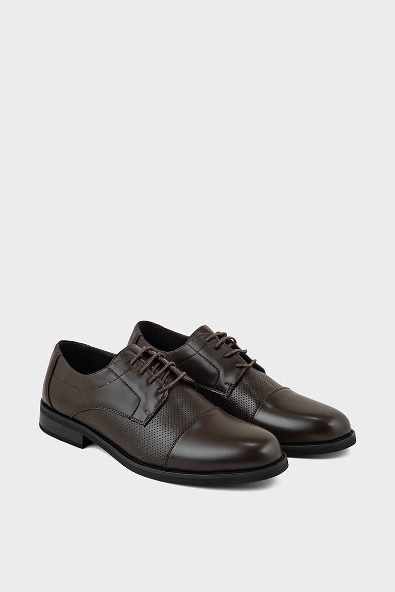 Men Formal Oxford MF8016-Coffee