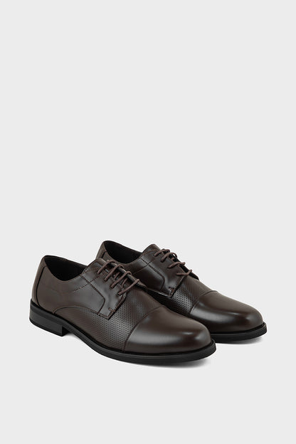 Men Formal Oxford MF8016-Coffee