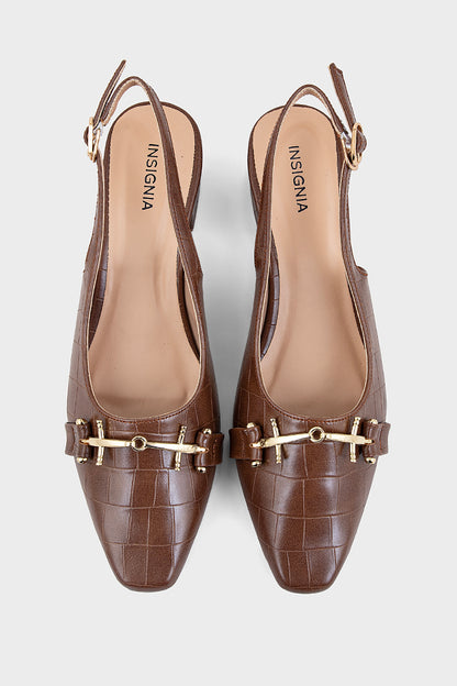 Formal Sling Back IF4066-Brown